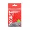 Мини мастурбатор нереалистичный Tenga Pocket Block Edge, с рельефом, белый (TN54166) 3