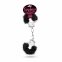 Наручники с мехом Blush Temptasia - Plush Fur Cuffs - Black (T20066) 0