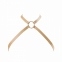 Портупея з екошкіри Bijoux Indiscrets MAZE – Cross Cleavage, бежева (B0239) 1