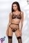Стринги из стреп MEGGY THONG black L/XL - Passion Exclusive (PS27710) 2