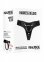 Трусики для страпона Ouch!, кожаные, черные, One Size (REA047) 1
