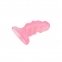 Рифленная анальная пробка Chisa Hi-Rubber Raging Mini Plug Pink (CH30706) 3
