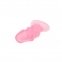 Рифленная анальная пробка Chisa Hi-Rubber Raging Mini Plug Pink (CH30706) 4