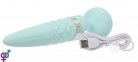 Роскошный вибромассажер PILLOW TALK - Sultry Teal с кристаллом Сваровски 11