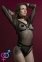 Портупея на груди Feral Feelings - Harness Bra, ліф, натуральна шкіра, колір чорний (SO3436) 1