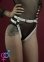Гартеры Feral Feelings - Belt Briefs, трусики, натуральная кожа, цвет белый (SO3447) 0