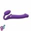 Безремневой страпон з вібрацією Strap-On-Me Vibrating Violet L, діаметр 3,7 см (SO3826) 2