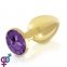 Набір металевих анальних пробок з кристалом RIANNE S - Booty Plug Luxury Set, 3 і 3,5 см (SO3858) 1