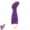 Вибратор для точки G Rianne S: Boa Mini Purple, 10 режимов работы, медицинский силикон (SO3884) 0