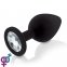 Набор анальных пробок с кристаллом Rianne S: Booty Plug Set Black, 2,7 см, 3,5 см, 4,1 см (SO3889) 5