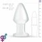 Стеклянная анальная пробка Gildo Glass Buttplug No. 25 (SO4416) 1