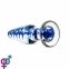 Стеклянная анальная пробка с внутренней спиралью Gildo Glass Buttplug No. 23 (SO4417) 0