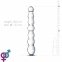 Скляний ділдо у вигляді намистин Gildo Glass Dildo No. 19 (SO4419) 6