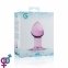 Розовая анальная пробка из стекла Gildo Pink Glass Buttplug No. 27 (SO4421) 2