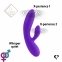 Гибкий вибратор кролик с двумя моторами FeelzToys Lea Rabbit Vibrator Medium Purple (SO4431) 4