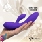 Гибкий вибратор кролик с двумя моторами FeelzToys Lea Rabbit Vibrator Medium Purple (SO4431) 2