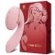 Вакуумний вібратор Kistoy Tina Mini Pink, вагінально-кліторальний (SO4954) 1