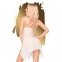 Бебі-дол з ажурним браллетом і високим розрізом Penthouse - Sweet Beast White S/M (SO5300) 1