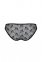 Трусики-слипы с кружевной сеточкой Dina Thong black XXL/XXXL - Passion (SO5342) 4