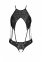 Боди из эко-кожи Passion Tamaris Body black XXL/XXXL: с ремешками и перфорацией (SO5795) 1