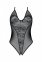 Боди Passion Ursula Body black XXL/XXXL, с ажурным декором и открытым шагом (SO5831) 1