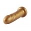 Золотий фалоімітатор Hismith 6.8″ Golden Silicone Dildo, система KlicLok (SO6202) 0