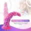 Фантазийный фаллоимитатор 10.12″ для секс-машин Hismith Silicone Dildo rose Monster Series, система KlicLok (SO6215) 2