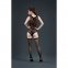 Комплект: боді та панчохи Moonlight Model 15 Black (SO6347) 0