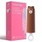 Вибратор CuteVibe Teddy Brown (Pink Dildo), реалистичный вибратор под видом мороженого (SO6559) 3