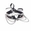 Сексуальний чокер Art of Sex - Karen из натуральной кожи, Черно/Розовый (SO6787) 2