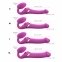 Безремневой вибрострапон с вакуумной стимуляцией Strap-On-Me MULTI ORGASM - M - FUCHSIA (SO6822) 3