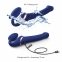 Безремневой вибрострапон с вакуумной стимуляцией Strap-On-Me MULTI ORGASM - L - Blue (SO6823) 2