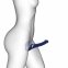 Безремневой вибрострапон с вакуумной стимуляцией Strap-On-Me MULTI ORGASM - L - Blue (SO6823) 3