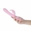 Роскошный кролик с ротацией и вибрацией Pillow Talk Lively, Pink, кристалл Сваровски, тройной отросток (SO6856) 5