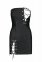 Мини-платье из экокожи CELINE CHEMISE black 4XL/5XL — Passion: шнуровка, трусики в комплекте (SO7061) 1