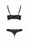 Комплект з екошкіри з люверсами та ремінцями Malwia Bikini black 6XL/7XL — Passion, бра та трусики (SO7097) 2