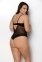 Боді з відкритими грудьми NORTH BODY black 6XL/7XL - Passion Exclusive (SO7109) 0