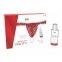 Трусики с жемчужным кольцом и клубничным лубрикантом Intt BRAZILIAN PANTY RED (SO7128) 0