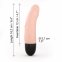 Вибратор Dorcel Real Vibration S Flesh 2.0, диам 3,7см, перезаряжаемый, для точки G (SO7392) 2