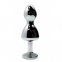 Анальная пробка Wooomy Lollypop Double Ball Metal Plug Red L (SO7420) 0
