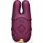 Смарт-вибратор для груди Zalo - Nave Velvet Purple, пульт ДУ, работа через приложение (SO7489) 0