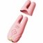 Смарт-вібратор для грудей Zalo - Nave Coral Pink, пульт ДК, робота через додаток (SO7491) 2