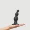 Насадка для страпону Strap-On-Me Dildo Plug Beads Black M (SO8984) 0