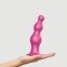 Насадка для страпона Strap-On-Me Dildo Plug Beads Framboise Metallic XXL (SO8990) 0