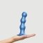 Насадка для страпона Strap-On-Me Dildo Plug Balls Blue Metallic L (SO8995) 0