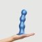 Насадка для страпона Strap-On-Me Dildo Plug Balls Blue Metallic XL (SO8997) 0