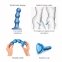 Насадка для страпона Strap-On-Me Dildo Plug Balls Blue Metallic XL (SO8997) 1