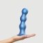Насадка для страпона Strap-On-Me Dildo Plug Balls Blue Metallic XXL (SO8999) 0