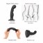 Насадка для страпона Strap-On-Me Dildo Plug P&G Black XXL (SO9007) 1