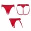 Трусики для страпону Strap-On-Me HARNAIS LINGERIE UNIQUE - One Size - RED (SO9614) 0